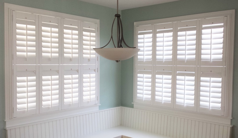 Indianapolis plantation shutters in booth